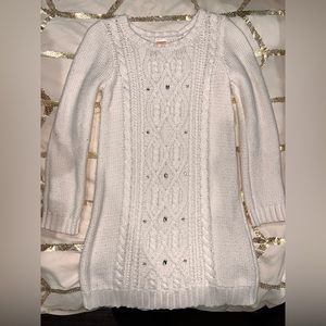 Ivory Gymboree, sweater, dress, size 6